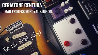 Shuffle with Ron Ellis 50/60 pickups + Ceriatone Centura + Mad Professor Royal Blue + Two Rock SSS