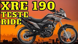 Teste Ride XRE 190 da Honda