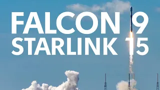 Трансляция РЕКОРДНЫХ пуска и посадки Falcon 9 (Starlink-15)