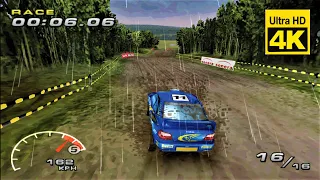 WRC: Arcade (2002) PS1 4K Gameplay | DuckStation