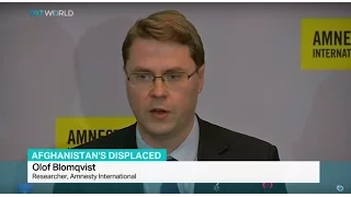 Researcher Olof Blomqvist talks about displaced people from Afghanistan