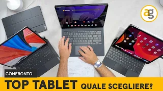 CONFRONTO TABLET iPAD Pro, GALAXY TAB S9 ultra e LENOVO EXTREME