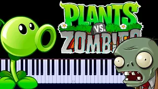 Plants vs. Zombies Main Theme Piano Tutorial