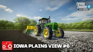 PLANTING CORN IN THE NEW FIELD!! Iowa Plains View FS22 Timelapse Ep 6