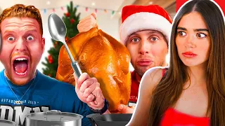 ROSE REACTS TO SIDEMEN EXTREME CHRISTMAS COOK OFF!