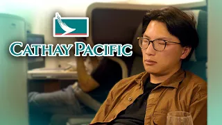 I Survived 14 Hours in Cathay Pacific Business Class