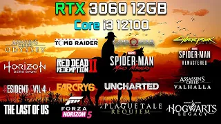 i3 12100 + RTX 3060 | Test In 16 Games at 1080p | 2023