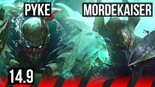 PYKE vs MORDEKAISER (TOP) | 10/0/1, 66% winrate, Legendary | EUW Master | 14.9
