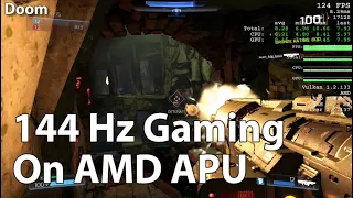 144 Hertz Gaming on an AMD APU (Ryzen 3 3200G)