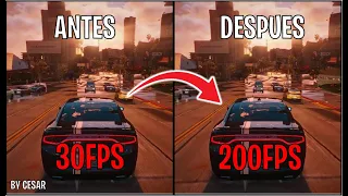 SUBIR FPS GTA V en PC de BAJOS RECURSOS (+100FPS)