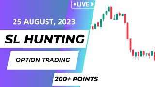 Live Trading | Banknifty Option Trading | SL hunting | The Directional Trader | 25 AUG 2023