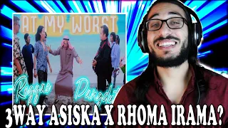 KOCAK AND GOKIL!! 3way Asiska - At my worst Reggae X Rhoma Irama reaction Indonesia