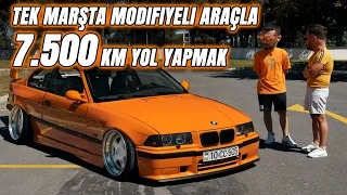 MODİFİYELİ ARAÇ İLE TEK SEFERDE 7.500 ‘ KM YOL YAPMAK | BMW E36 COUPE MANDALIN