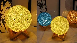 Easy Make Moon Lamp | DIY | Night Lamp Ideas | Best Home Decor Ideas | Bedroom Lamps for Night