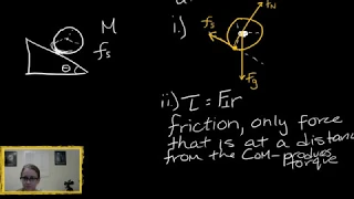 AP Physics 1: 2016 FRQ #1 - Wheel rolling down ramp