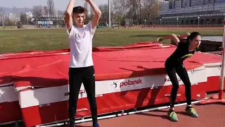 Skok u vis iz mjesta, atletika,  HAAK Mladost Zagreb