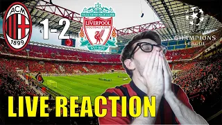 SE AVESSI DATO QUEL RIGORE , FORSE... | MILAN - LIVERPOOL 1-2 // LIVE REACTION