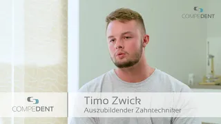 Compedent Azubi Timo über digitale Zahntechnik