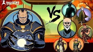 Shadow Fight 2 Titan Vs Sensei And Bodyguards