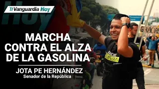 Senador Jota Pe Hernández habla de las marchas en el país por alza en precios de la gasolina