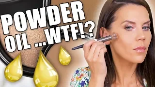 POWDER OIL MAKEUP ...  WTF!?