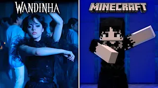 Criei o TRAILER de WANDINHA no Minecraft