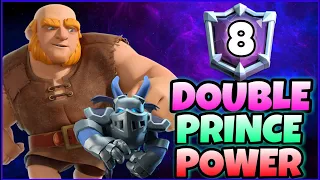 #8 IN the World🌎 with Giant Double Prince Deck | Clash Royale