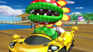 Mario Kart: Double Dash (Gamecube) - Second Custom Flower Cup Mirror Mode (Petey Piranha & King Boo)