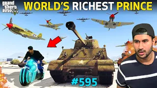 GTA 5 : WORLD'S RICHEST PRINCE BOUGHT LOS SANTOS | GTA 5 GAMEPLAY #595