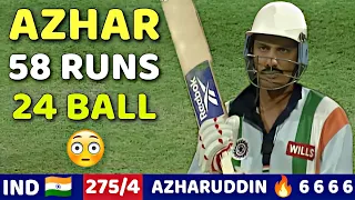 SHANE WARNE MESS WITH AZHARUDDIN , THEN AZHARUDDIN GAVE EPIC REPLY 6 6 6 | IND VS AUS 1998 FINAL😱🔥