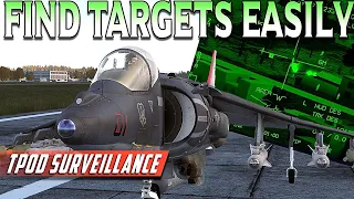 Finding Targets With The TPOD | AV-8B Harrier | DCS World Multiplayer