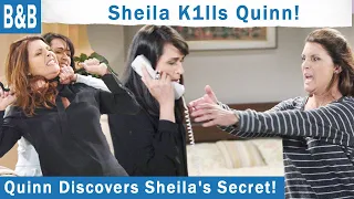 The Bold and The Beautiful Spoilers: Quinn Finds Sheila's Secret- D13s In The Aftermath.