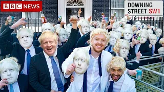 I Hired 100 Boris Johnsons To Party Outside Downing Street! (Police Turned Up)