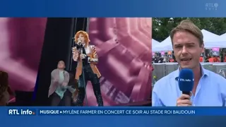 Mylène Farmer JT Belgique-22/07/2023- Nevermore ce soir au stade Roi Baudouin à Bruxelles