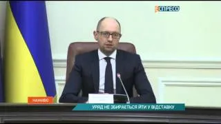 Яценюк: Уряд працюватиме на майбутнє України в єдності  Готується план роботи на 12 місяців