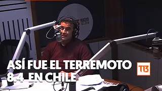 #T13 Edición especial: Terremoto 8.4 sacude zona centro norte de Chile