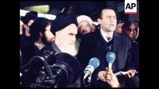 UPITN 1 2 79 DEPARTURE OF THE AYATOLLAH KHOMEINI FOR IRAN