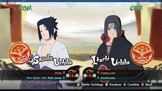 EPIC BATTLE!! UCHIHA SASUKE VS UCHIHA ITACHI!!! Who stronger?? SHIPPUDEN Ultimate Ninja STORM 4