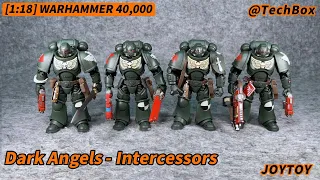 Joytoy Warhammer 40K, Dark Angels Intercessors, 1/18 scale action figure