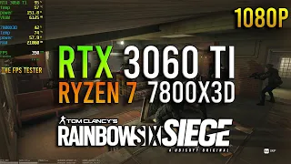 Rainbow Six Siege | GeForce RTX 3060 Ti + Ryzen 7 7800X3D | Low vs Maximum Settings DLSS FSR (1080p)