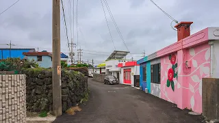 Peaceful Morning walk in Bukchon Village, Jeju Island | Ambience Sounds 4K HDR