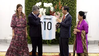 Upacara Penyambutan Kenegaraan Presiden Republik Argentina, Istana Bogor, 26 Juni 2019