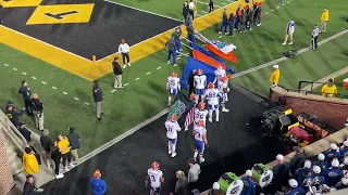 Florida Gators at #9 Mizzou Tigers | Teams take the field | Faurot Field Columbia, MO