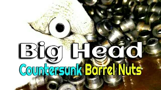 Big Head Countersunk Barrel Nuts Making In Cold Forging Bolt & Nuts Machine