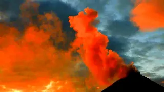 ERUPTION OF KARYMSKY VOLCANO - The Most Active Volcano In Kamchatka Peninsula