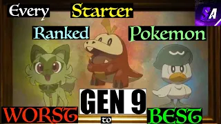 Every Gen 9 Starter Pokemon Ranked Worst to Best