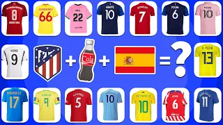 Guess the SONG, EMOJI, JERSEY of football players|Ronaldo, Messi, Neymar