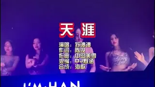 苏谭谭《天涯》DJ默涵版 KTV 导唱字幕 （备有伴奏视频）