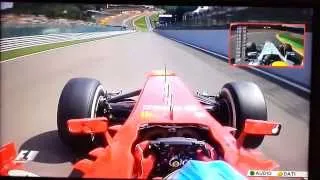 Fernando Alonso @Eau Rouge on Board #Practice2 #Spa-Francorchamps #Belgium 2013