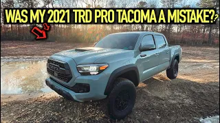 NEW 2021 TOYOTA TACOMA TRD PRO LUNAR ROCK 1500 MILE OWNERSHIP REVIEW...